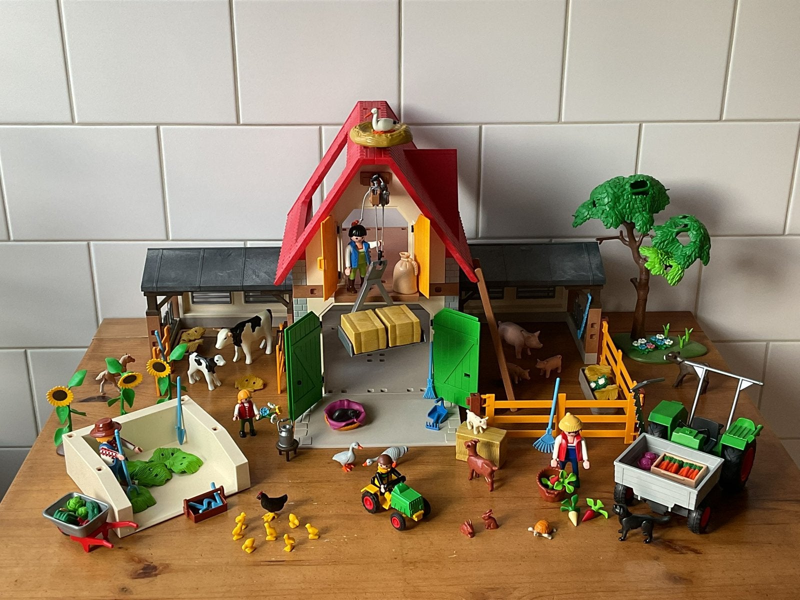 PLAYMOBIL UITGEBREIDE GROTE BOERDERIJ 🐄 🐖 SUPER LEUK !!, Ophalen of Verzenden, Gebruikt