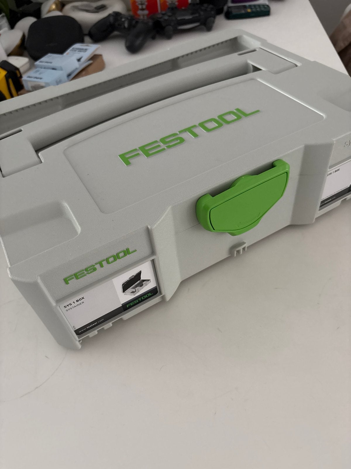 Festool Systainer SYS 1 BOX  met Inzetbakjes, Ophalen, Zo goed als nieuw, Gereedschapsopslag, Festool