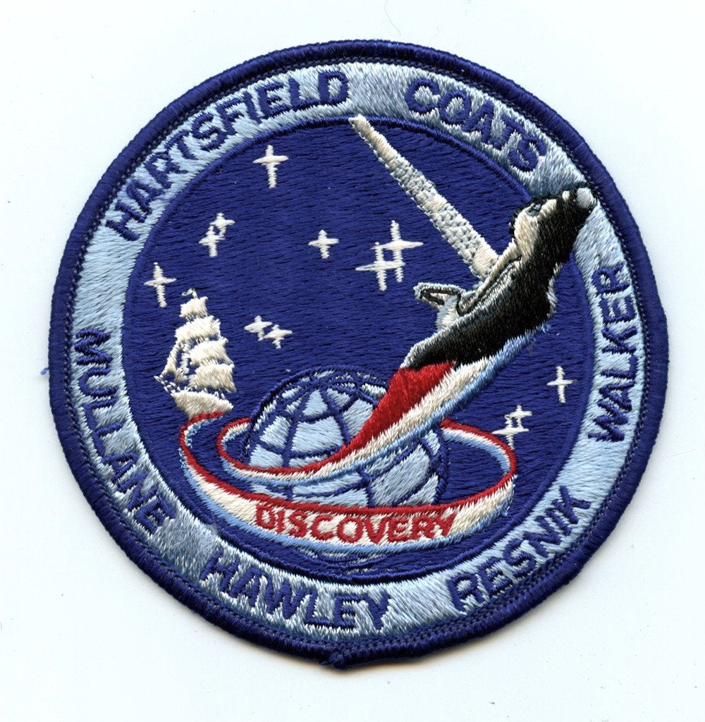 NASA patch STS-41D Discovery, Ophalen of Verzenden, Overige soorten, Amerika, Embleem of Badge