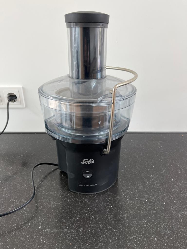Solis Juice Fountain sapcentrifuge - Zo goed als nieuw, Ophalen of Verzenden, Zo goed als nieuw, Elektrisch, Sapcentrifuge