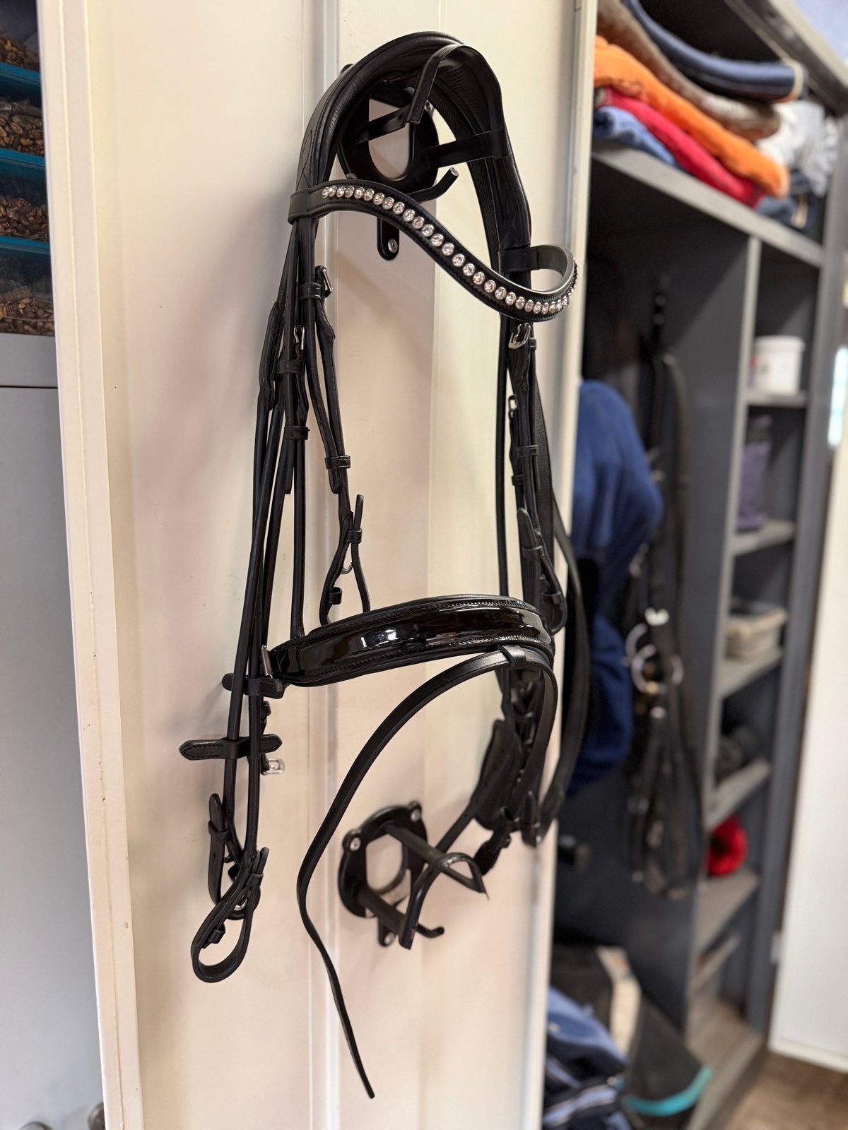 Anky Anatomic NIEUW full/rondgenaaid/lakneusriem, Dieren en Toebehoren, Hoofdstel, Nieuw, Ophalen of Verzenden, Zwart