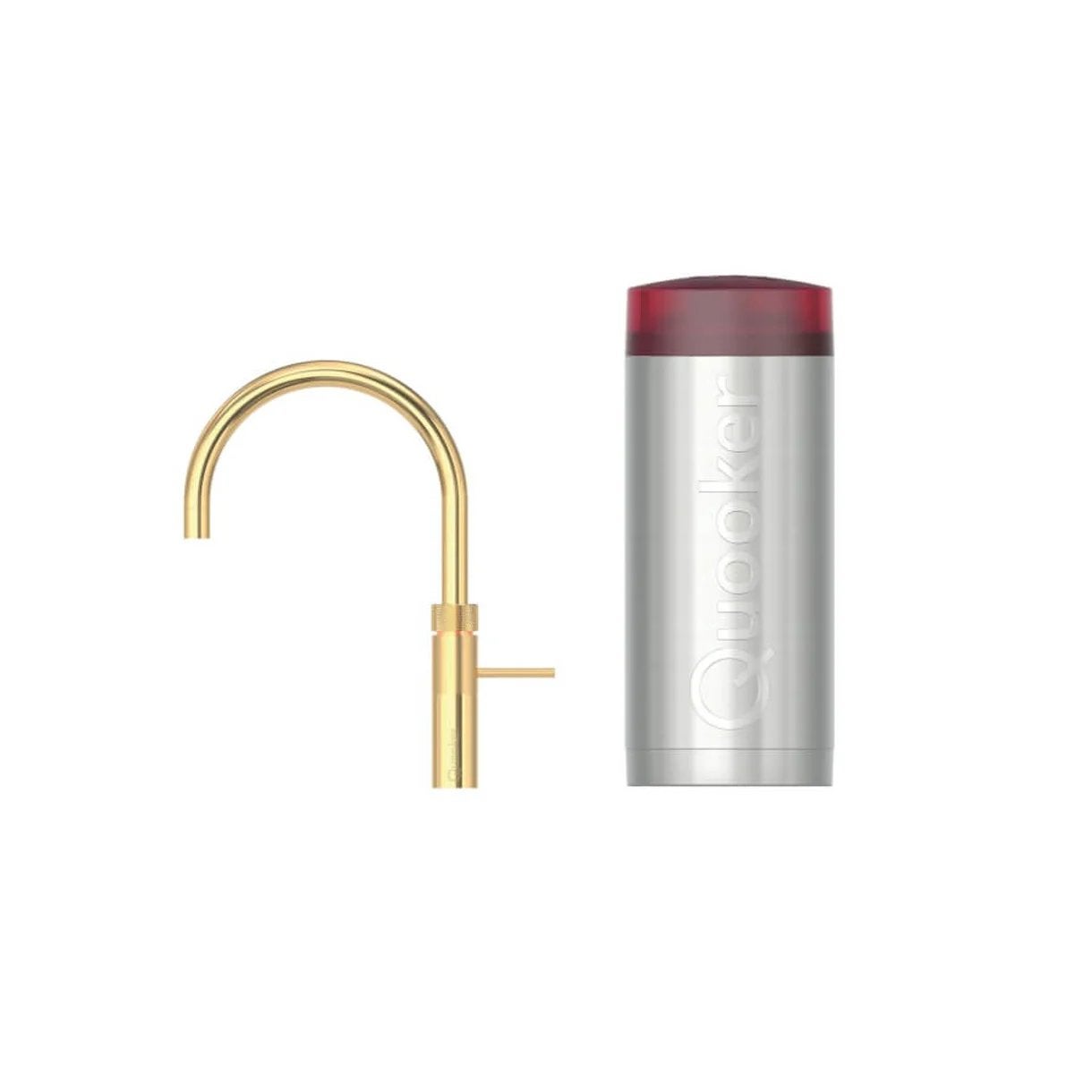 Quooker Fusion Round Goud met Combi+ Reservoir Nieuw, Ophalen of Verzenden, Nieuw, Kraan
