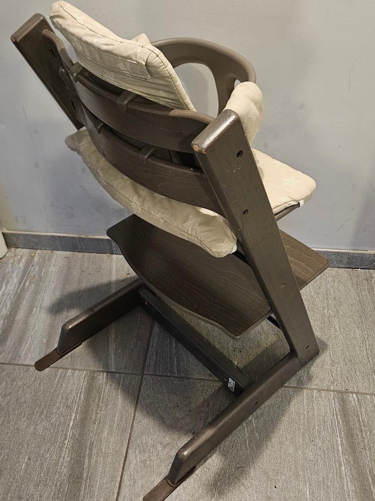 Hazy grey Stokke tripp trapp, supernette staat., Kinderen en Baby's, Kinderstoelen, Ophalen, Zo goed als nieuw, Meegroeistoel