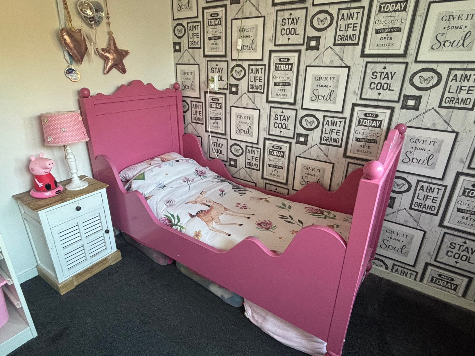 In goede staat! Juniorbed Bopita inclusief matras!, Gebruikt, 70 tot 85 cm, 140 tot 160 cm, Ophalen