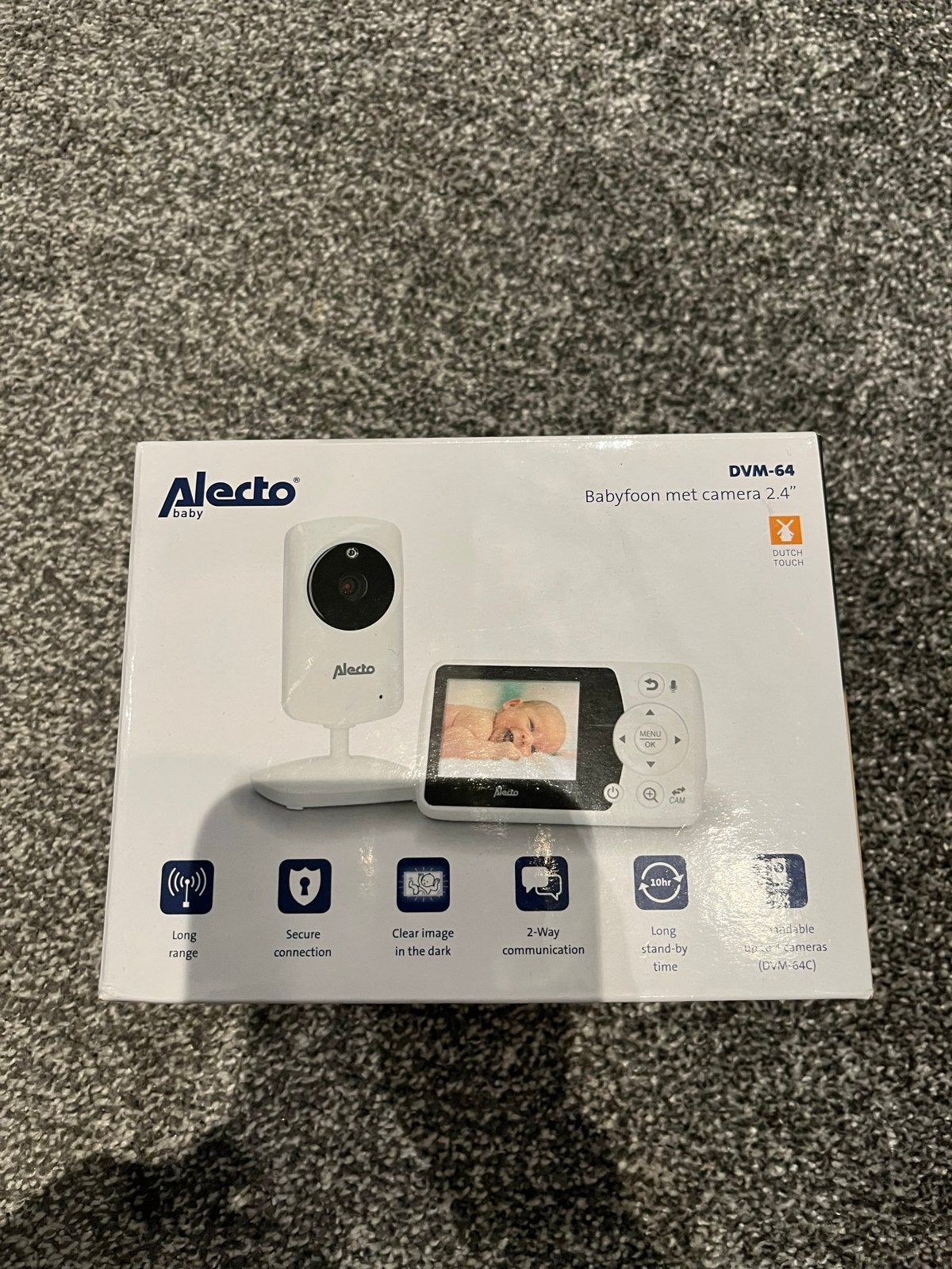 Alecto Babyfoon DVM-64 met camera - Gebruikt, Ophalen, Gebruikt, Minder dan 100 meter, Camera