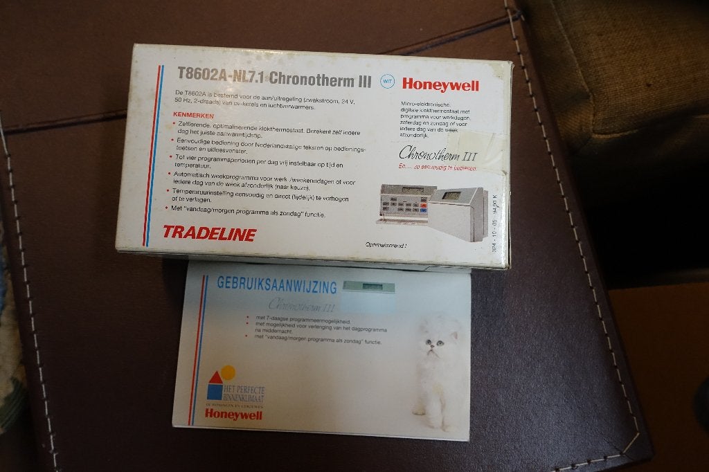 honeywell thermostaat T86028A NL7.1 chronotherm III, Doe-het-zelf en Verbouw, Thermostaten, Ophalen of Verzenden, Gebruikt