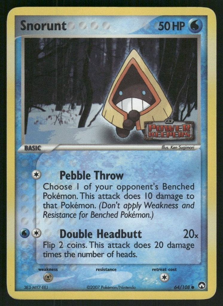 Snorunt 64/108 - Power Keepers (Reverse Holo) (Good), Hobby en Vrije tijd, Verzenden, Gebruikt