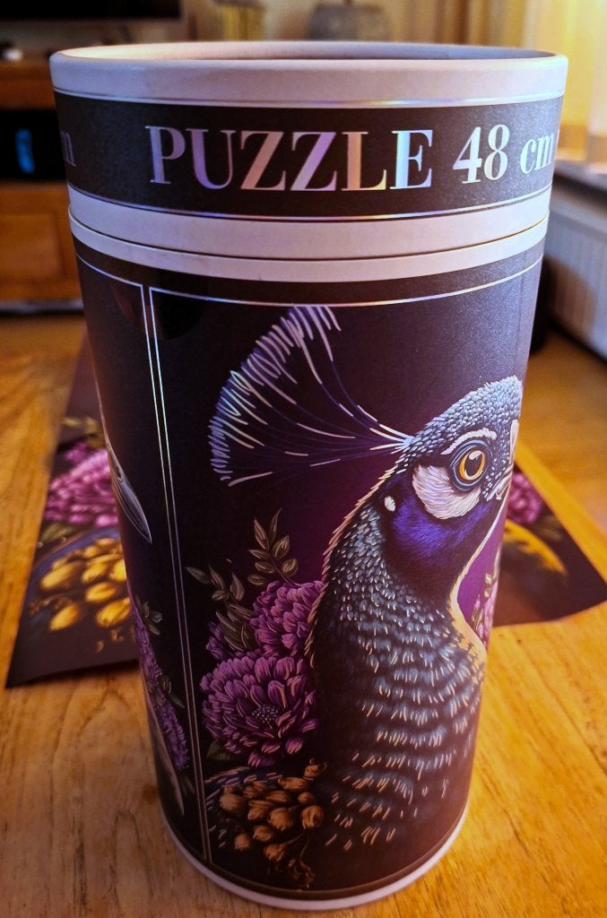 Nieuwe puzzel in koker 1000 stukjes Pauw, Ophalen of Verzenden, 500 t/m 1500 stukjes, Nieuw, Legpuzzel