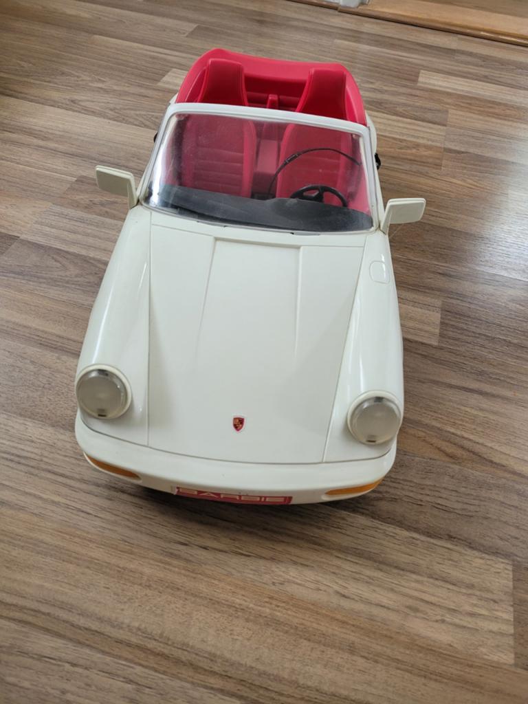 Vintage Barbie Porsche Cabriolet Speelgoedauto, Ophalen, Gebruikt