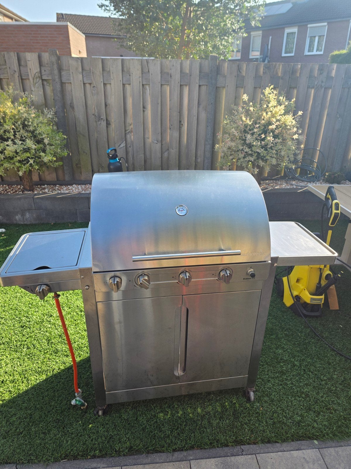 Barbecook Brahma gas BBQ - RVS, Ophalen, Gebruikt, Barbecook