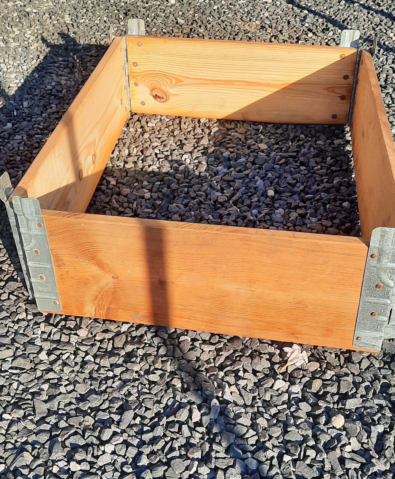 Nieuwe houten plantenbak kweekbak, Ophalen, Gebruikt, Minder dan 30 cm, Vierkant