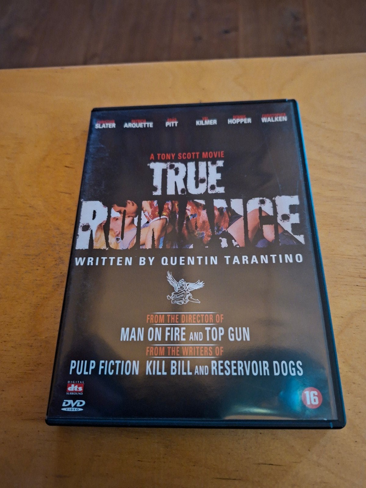 True Romance DVD - Actiethriller geschreven door Tarantino, Vanaf 16 jaar, Ophalen of Verzenden, Gebruikt, Actiethriller