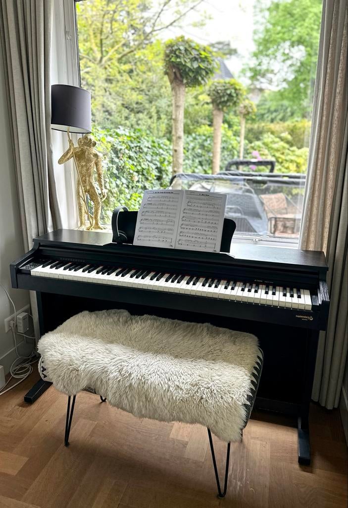 Digitale Piano - Entrada D100A Oostendorp piano’s, Ophalen, Zwart, Digitaal, Zo goed als nieuw