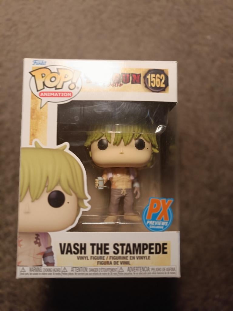 Funko Pop! Trigun Stampede - Vash the Stampede #1562 (PX EXC, Ophalen of Verzenden, Nieuw