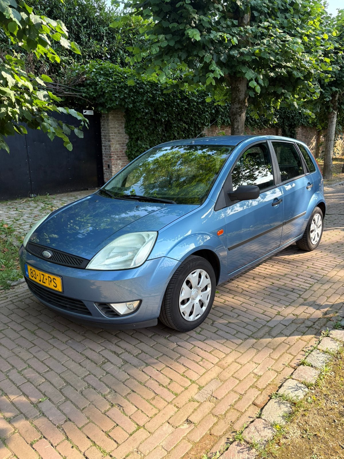 Ford Fiesta 1.4 16V 5-DRS |2002 |Blauw |Airco |APK |Trekhaak, Auto's, Voorwielaandrijving, 4 cilinders, Blauw, 49 €/maand