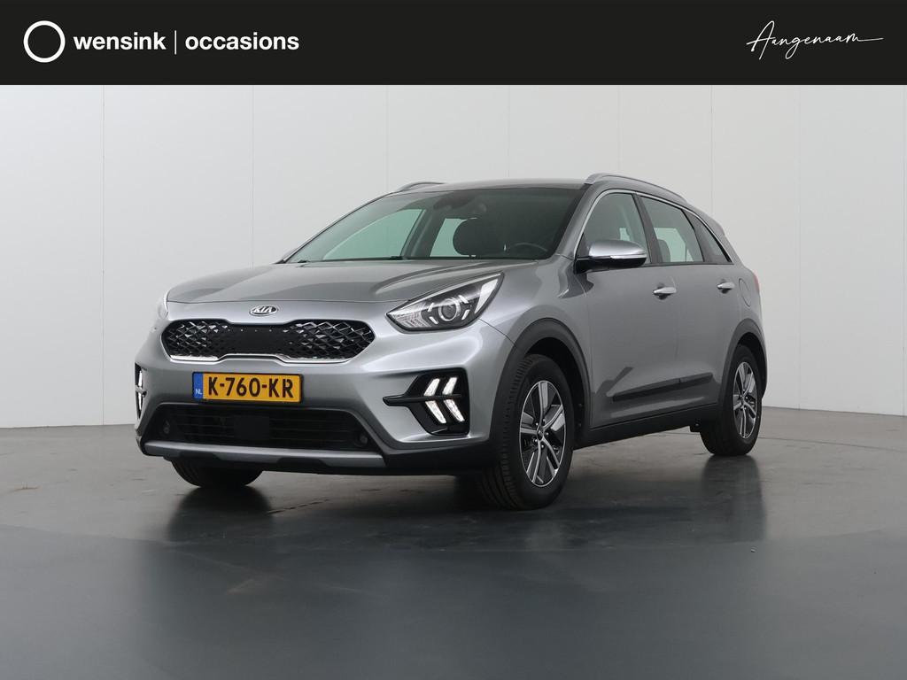 Kia Niro 1.6 GDi Hybrid DynamicLine | Trekhaak | Navigatie |, Auto's, Kia, Gebruikt, Euro 6, Leder en Stof, Origineel Nederlands