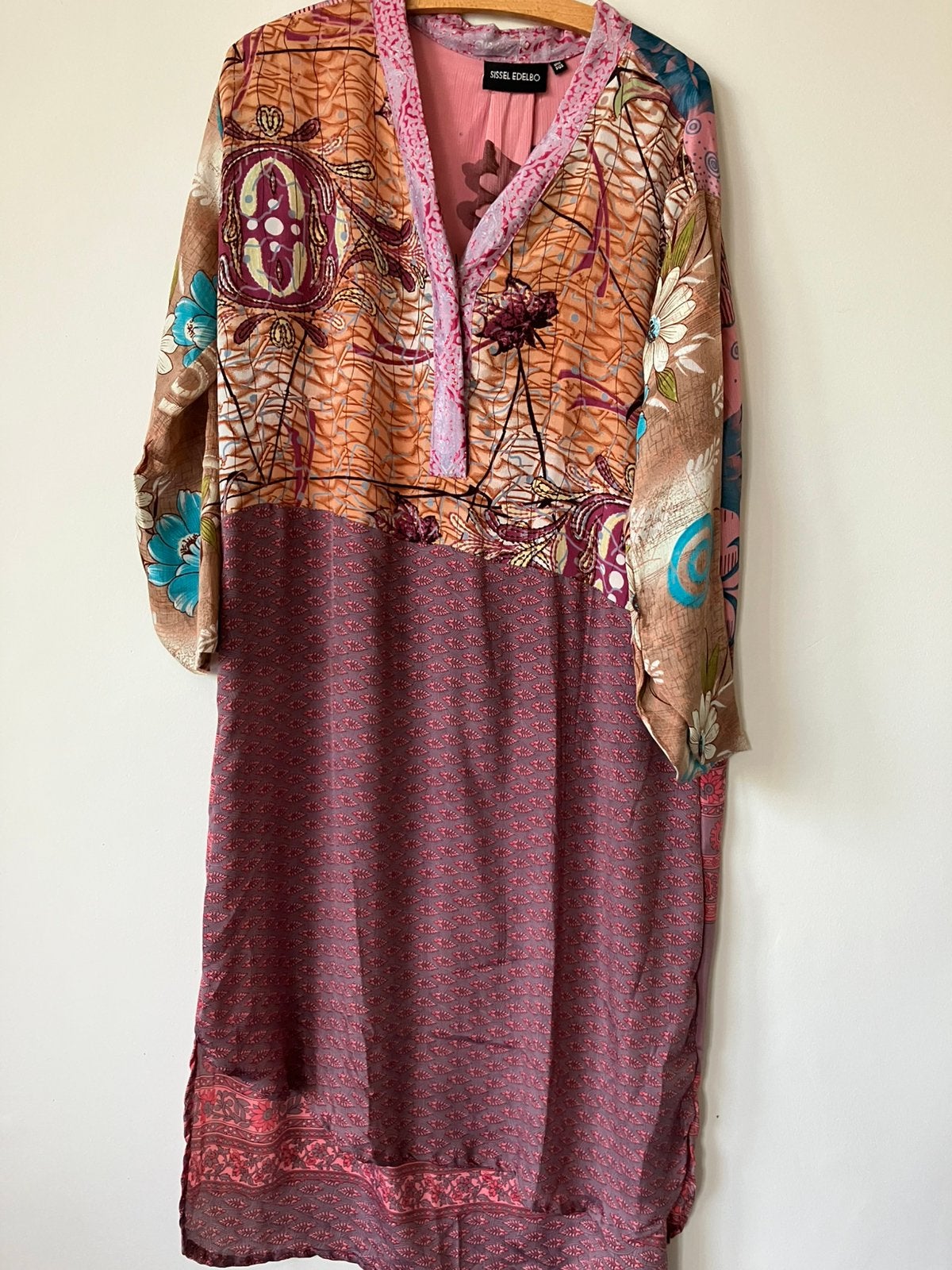 Sissel Edelbro tuniek jurk kaftan, Ophalen of Verzenden, Zo goed als nieuw, Maat 38/40 (M), Onder de knie