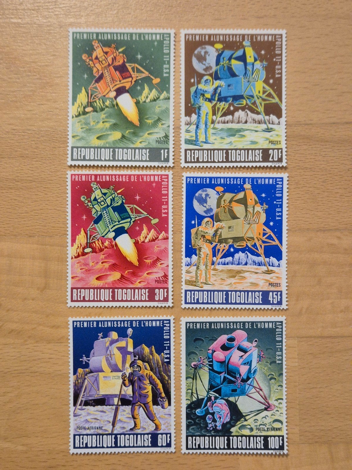 Togo 1969 ruimtevaart, Postzegels en Munten, Ophalen of Verzenden, Overige landen, Postfris