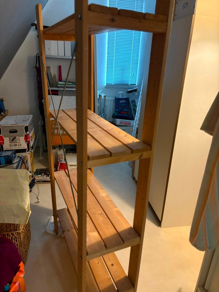 opbergrek / stellingkast, drie hoog, Ophalen, Gebruikt