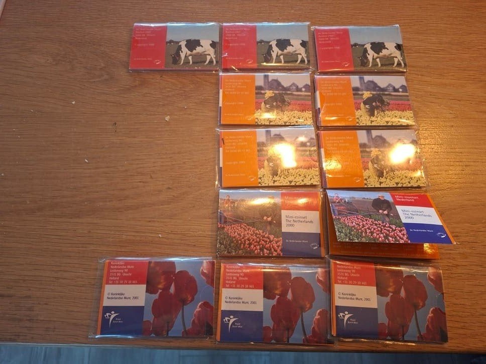 kleine muntjes van 1998  1999   2000 2001, Ophalen of Verzenden, Koningin Beatrix