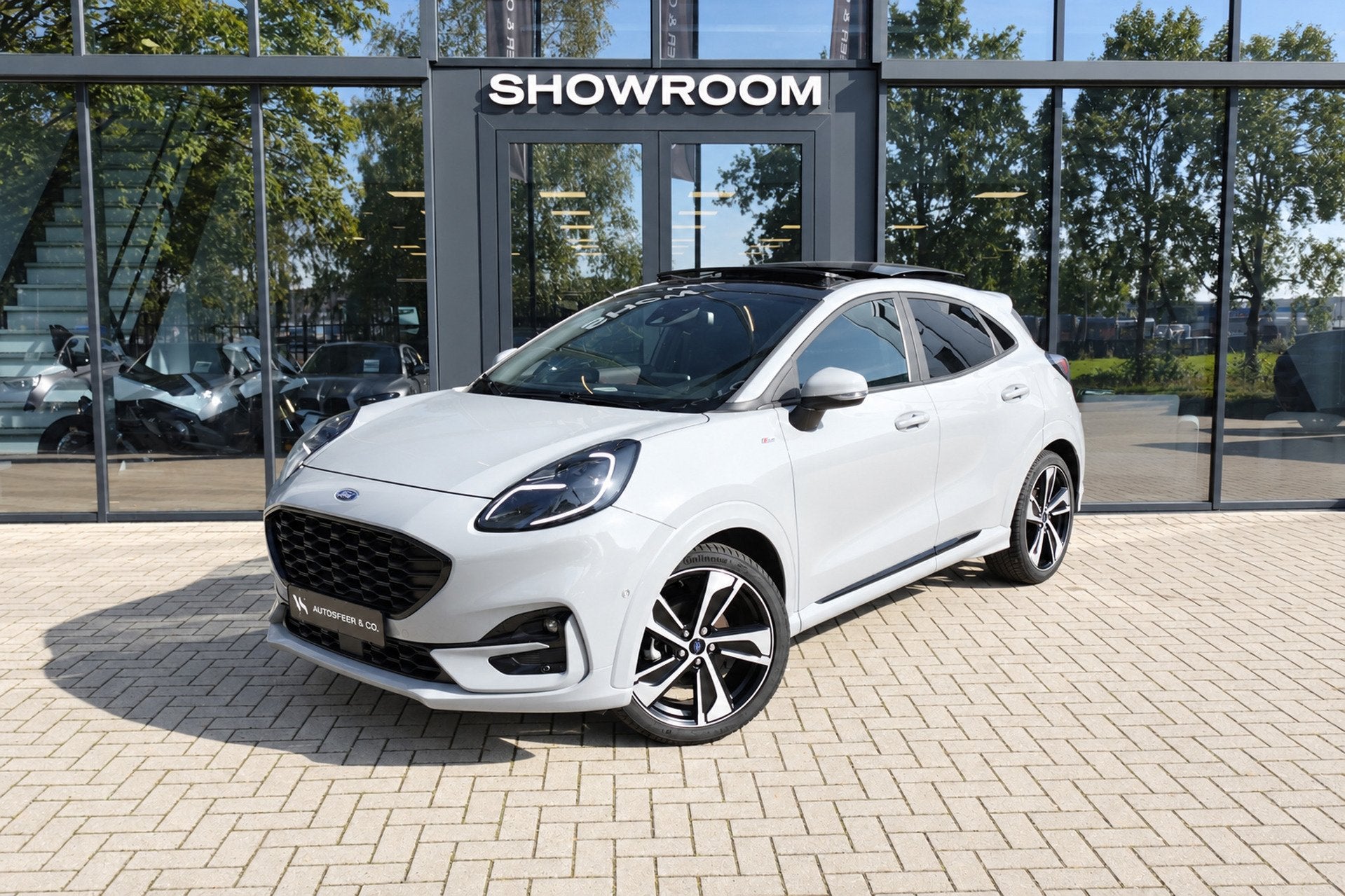 Ford Puma 1.0 EcoBoost Hybrid ST-Line X PANO B&O KEYLESS, Auto's, Dealer onderhouden, Zwart, 1226 kg, Origineel Nederlands