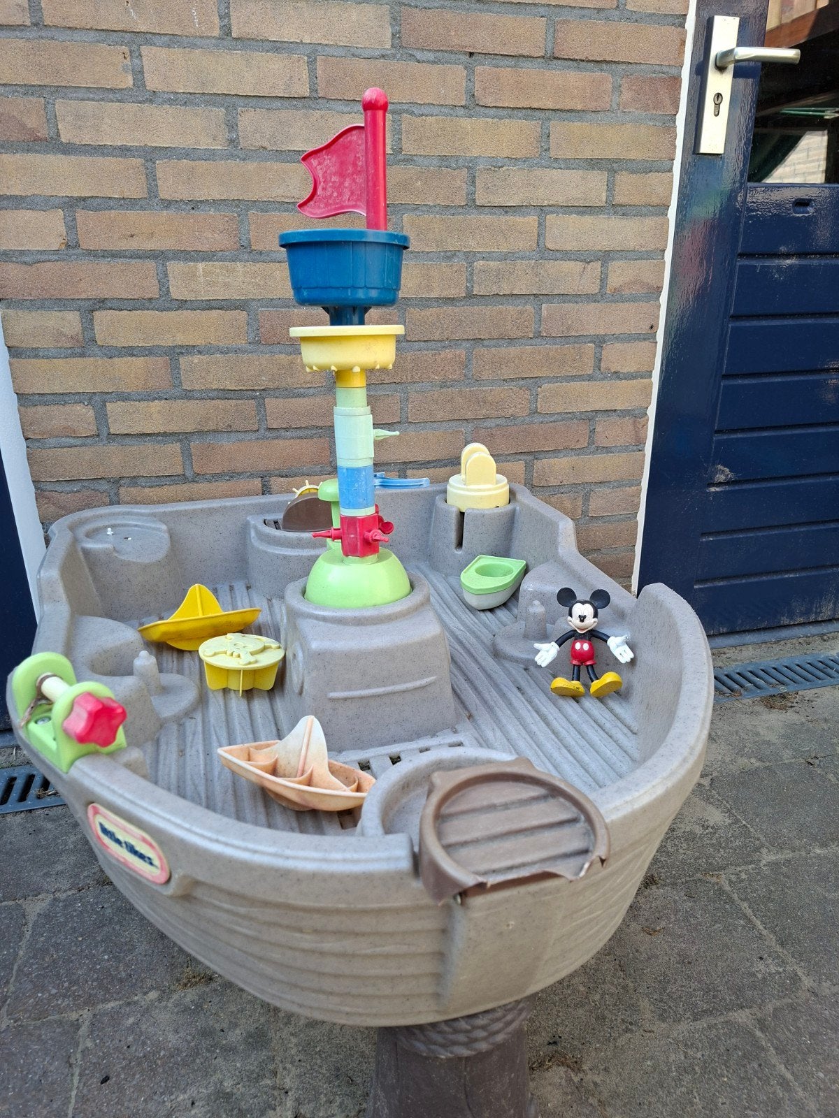 Little Tikes Piratenschip Zand- en Watertafel, Ophalen, Gebruikt