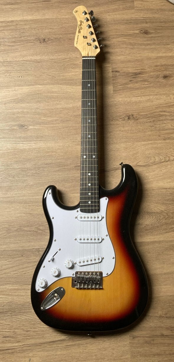 Elektrische gitaar - Sunburst Solid Body, Ophalen, Gebruikt, Solid body, Overige merken