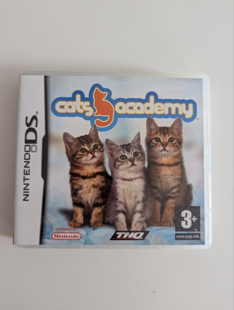 Cats Academy Nintendo DS - Leerzaam kattenspel, Spelcomputers en Games, Games | Nintendo DS, Puzzel en Educatief, Gebruikt, 1 speler