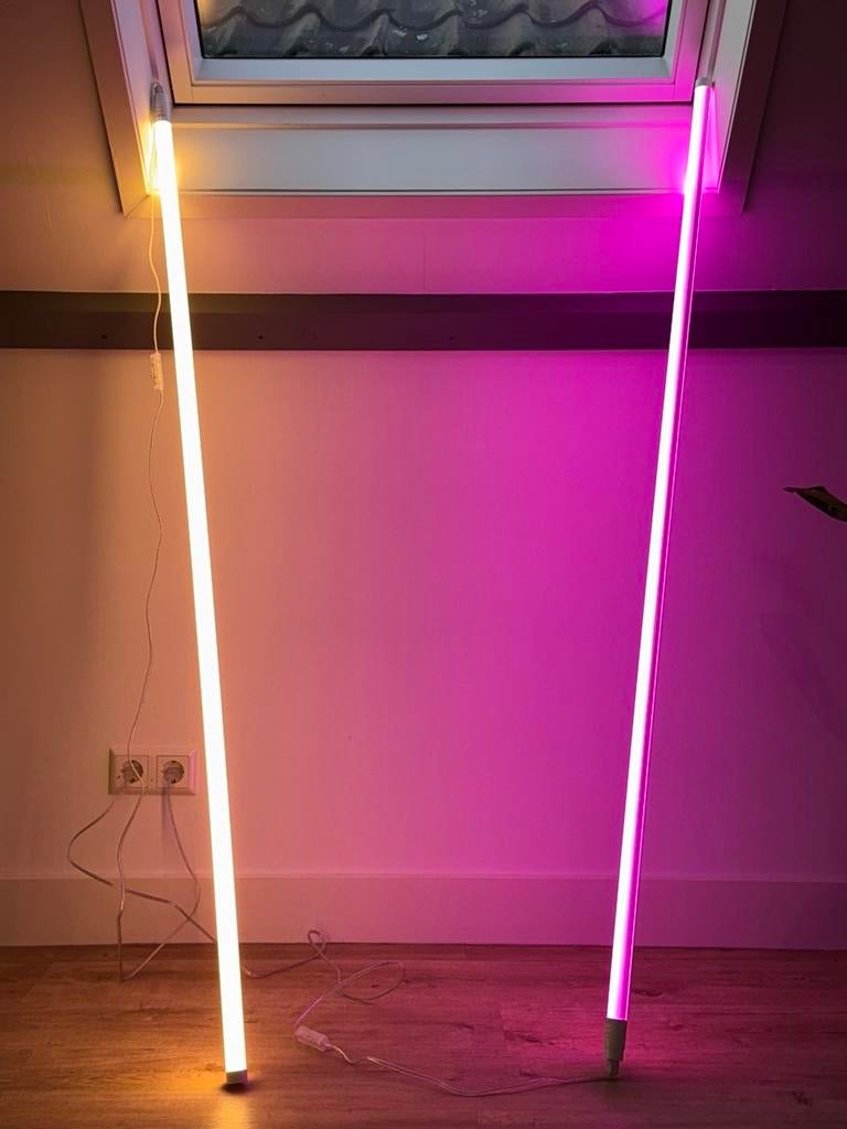HAY Lamps - Set of 2 (Pink & Warm White), Ophalen, Led-lamp, Minder dan 30 watt, Nieuw