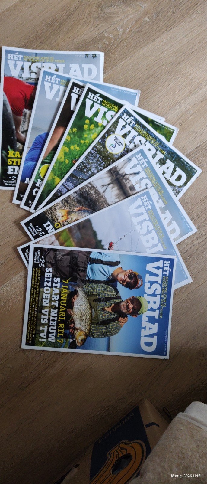 Hét Visblad - Diverse edities van het magazine, Ophalen of Verzenden, Gelezen, Sport en Vrije tijd