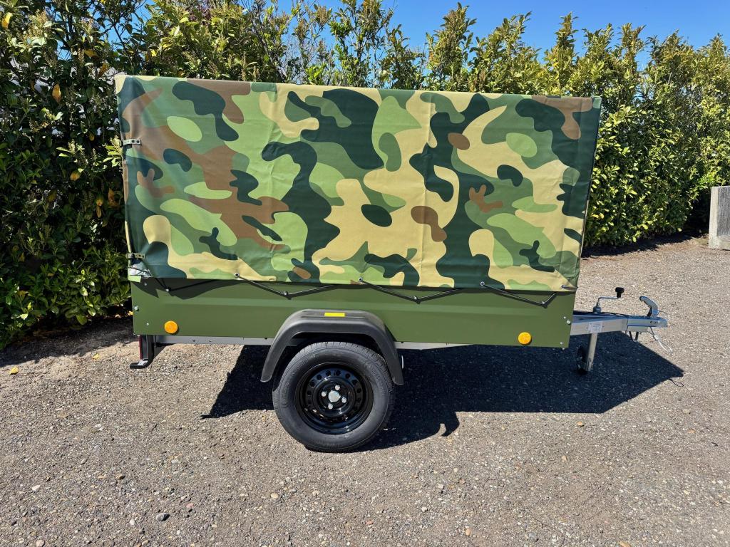 Bockmann Camouflage aanhangwagen - B rijbewijs, Auto diversen, Aanhangers en Bagagewagens, Niet ingevuld, Nieuw, Niet ingevuld
