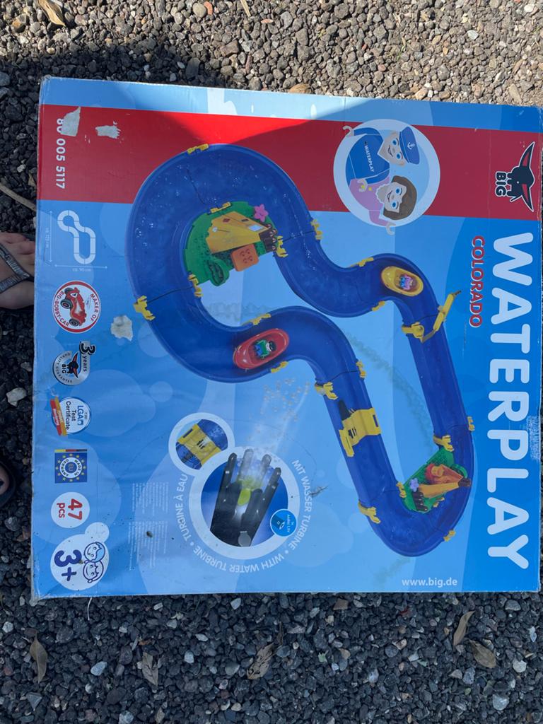 BIG Waterplay Colorado en Niagara waterbaan met extra's, Ophalen, Gebruikt