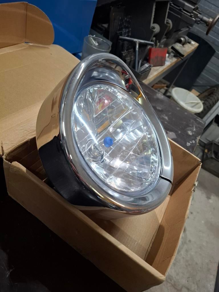 Klassieke Koplamp 22 cm - Universeel, Auto-onderdelen, Ophalen of Verzenden, Nieuw