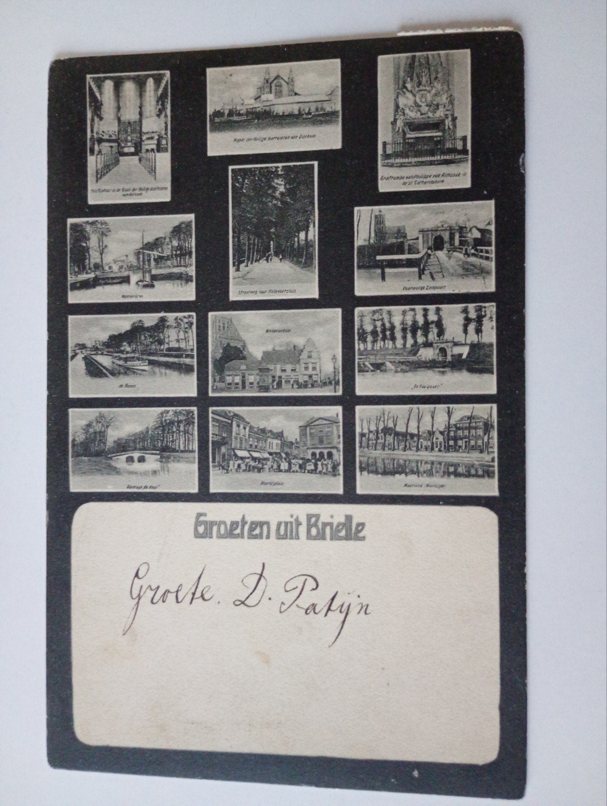 Brielle 1908, Ophalen of Verzenden, Voor 1920, Gelopen, Zuid-Holland