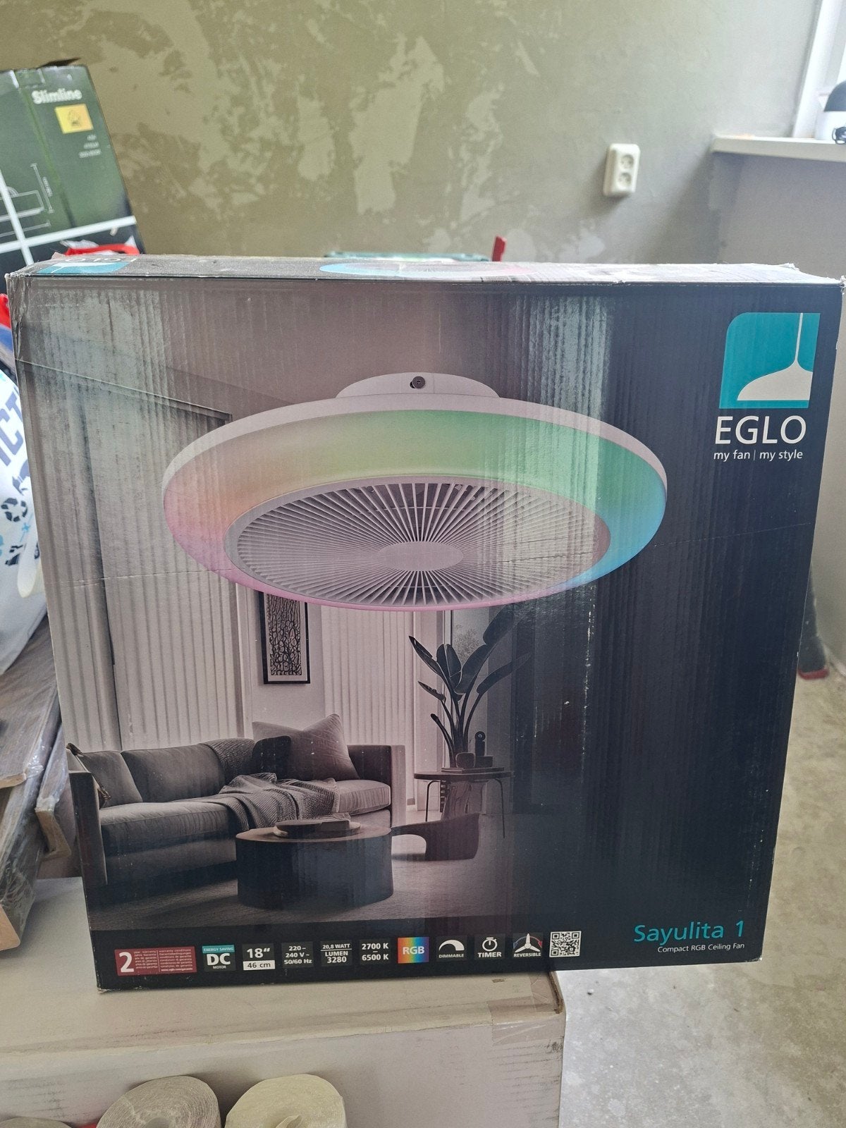 NIEUW!! Plafond ventilator lamp, Ophalen, Nieuw