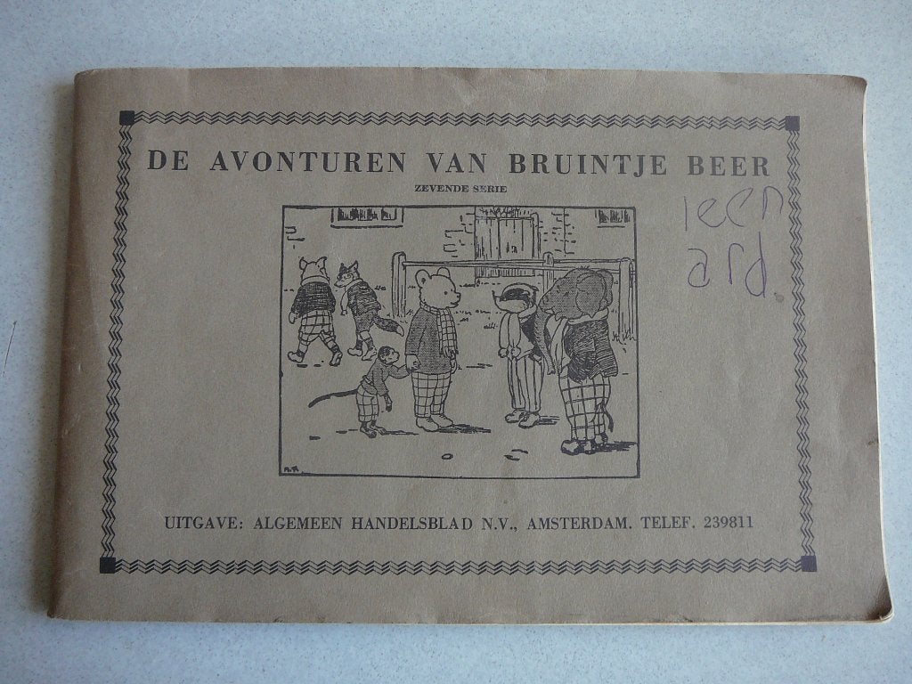 de avonturen van Bruintje Beer, Boeken, Eén stripboek, Ophalen of Verzenden, Gelezen