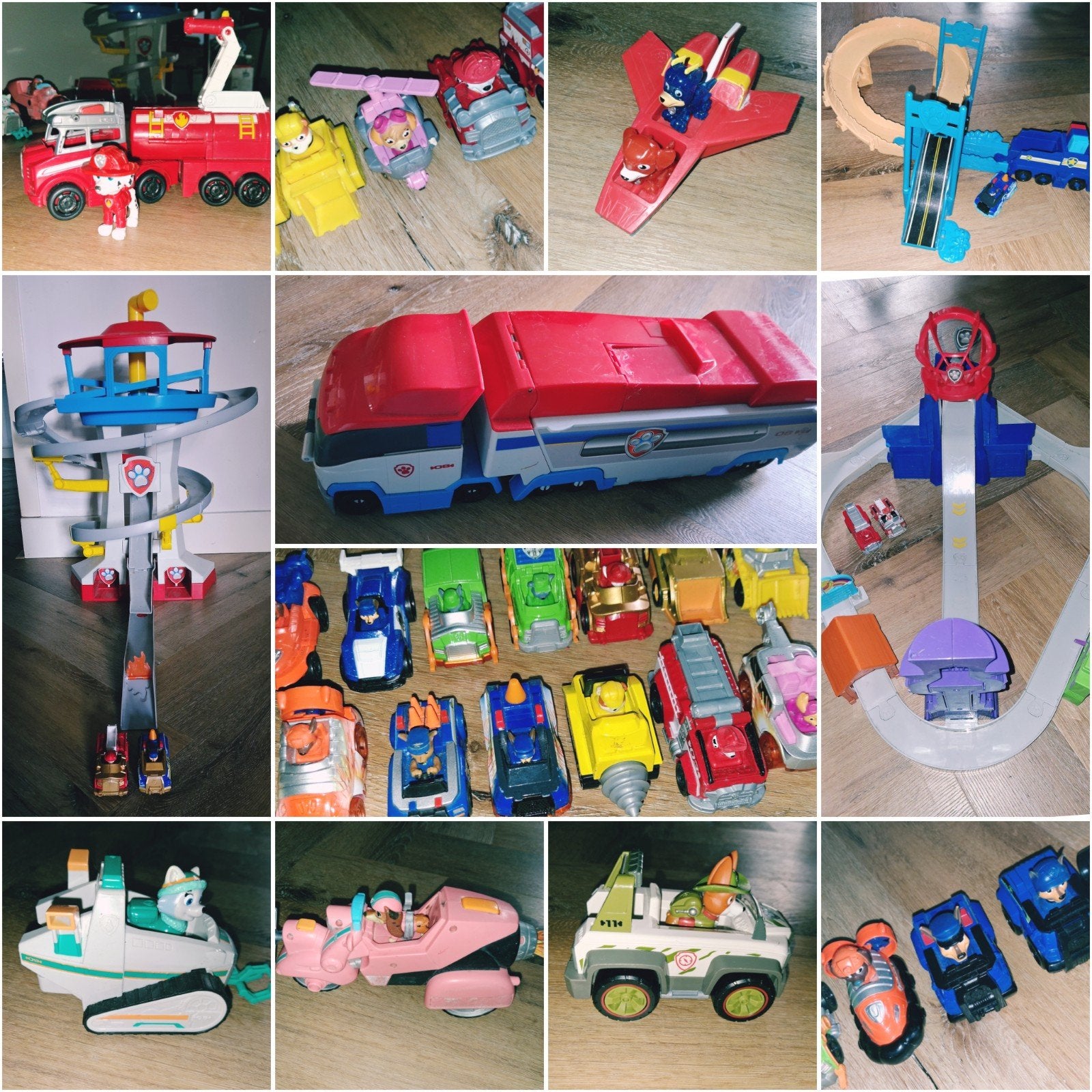 Grote Paw Patrol speelgoedcollectie met toren en banen, Kinderen en Baby's, Ophalen, Gebruikt
