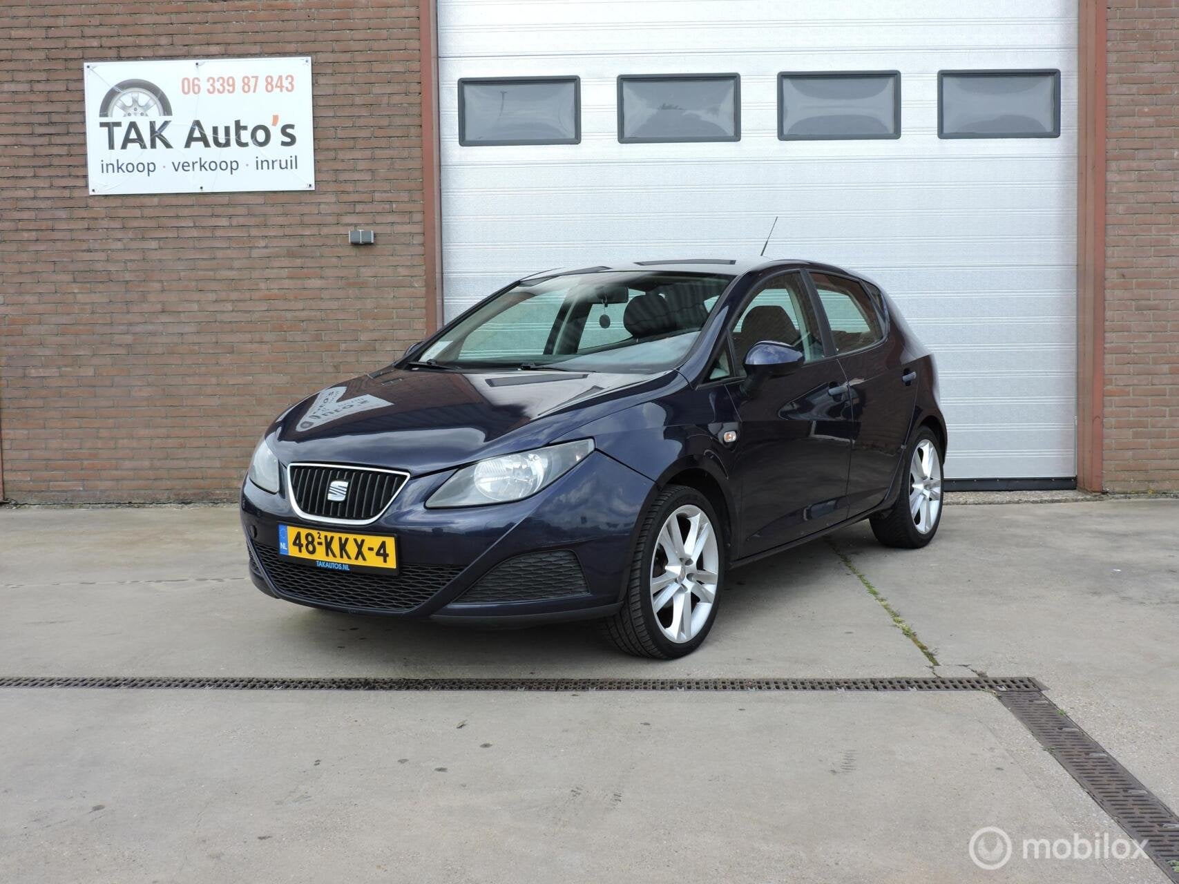 Seat Ibiza 1.2 Club/5DR/Airco/APK 4/3/2027, Auto's, Voorwielaandrijving, Euro 5, 1198 cc, Ibiza
