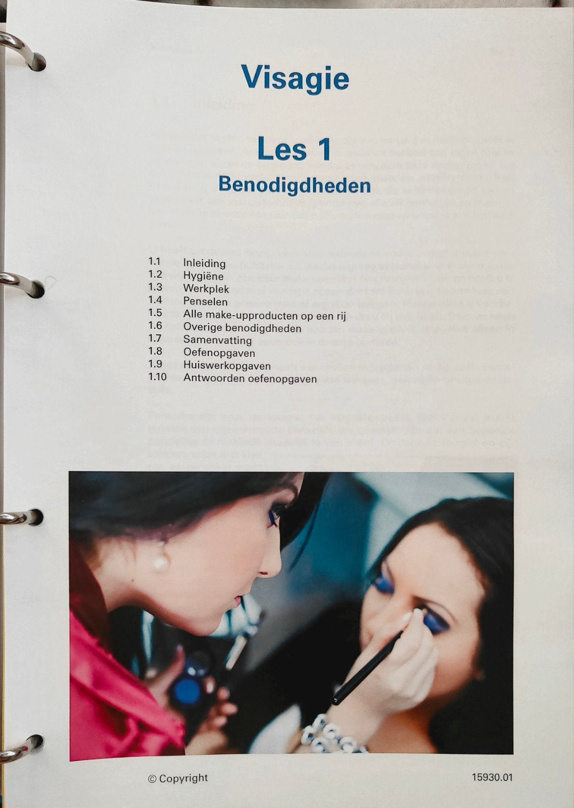 NHA Visagie Cursus - Complete Set Lessen, Ophalen of Verzenden, Zo goed als nieuw, Overige niveaus, NHA