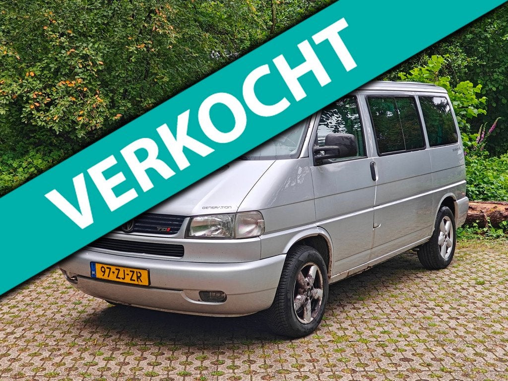 Volkswagen Multivan T4 Camper 2.5 TDI 151PK Koopje, Caravans en Kamperen, Campers, Volkswagen, Bedrijf, Airconditioning, Standkachel