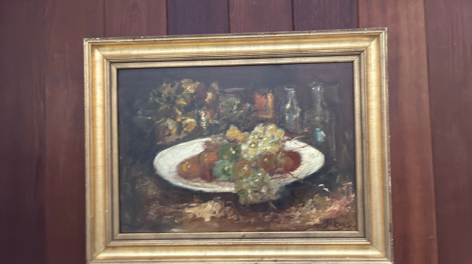 Olieverf stilleven op board Johannes Pilmeyer/ Servais, Antiek en Kunst, Ophalen