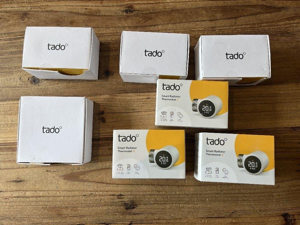 Tado X set met 5 radiatorknoppen, Ophalen of Verzenden, Slimme thermostaat, Nieuw