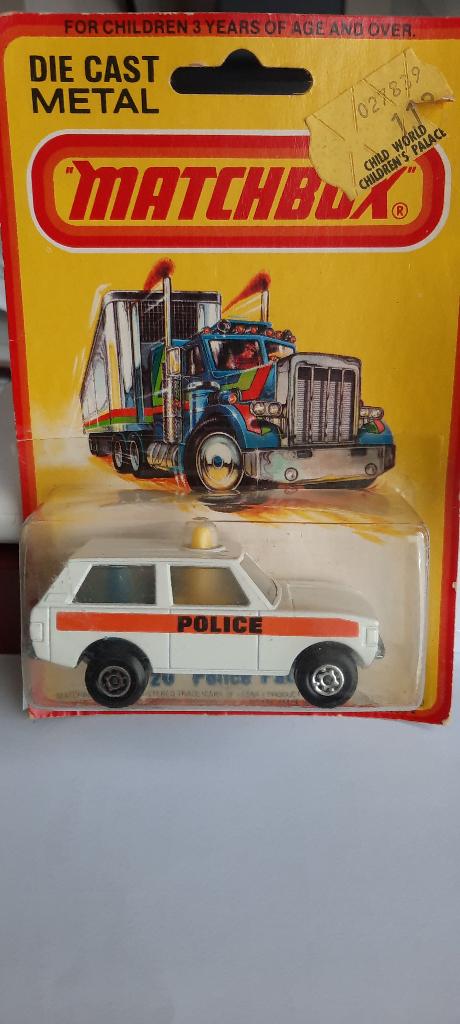 Matchbox 20e Police Range Rover, Ophalen of Verzenden, Zo goed als nieuw, Auto