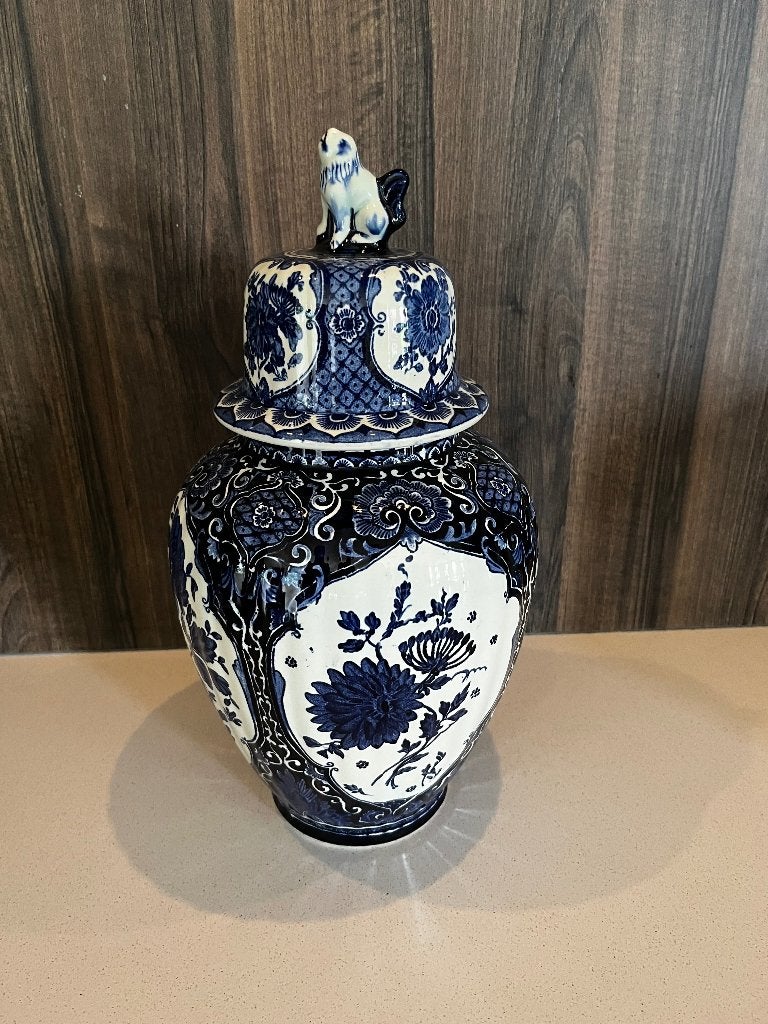 Boch dekselvaas, Antiek en Kunst, Ophalen