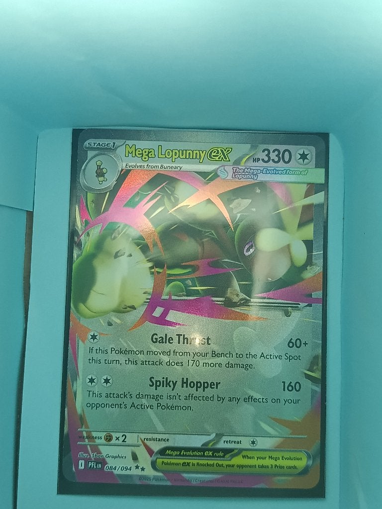 Mega Lopunny ex (PFL 084) Phantasmal Flames - Singles, Ophalen of Verzenden, Nieuw, Losse kaart