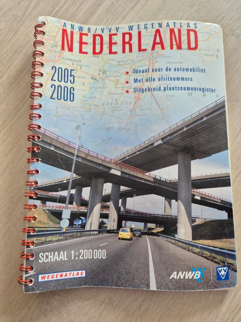 ANWB Wegenatlas Nederland 2005-2006, Boeken, Gelezen, Overige atlassen, 2000 tot heden, Ophalen of Verzenden