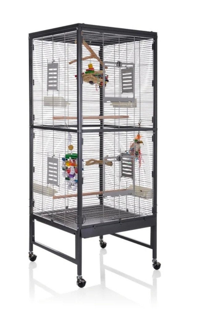 Binnenvolière, Dieren en Toebehoren, Vogels | Hokken en Kooien, Ophalen, Gebruikt, Metaal, Vogelkooi