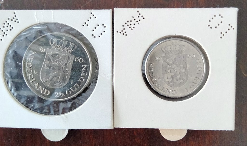 Nederlandse Munten, Ophalen of Verzenden, Koningin Beatrix, 2½ gulden