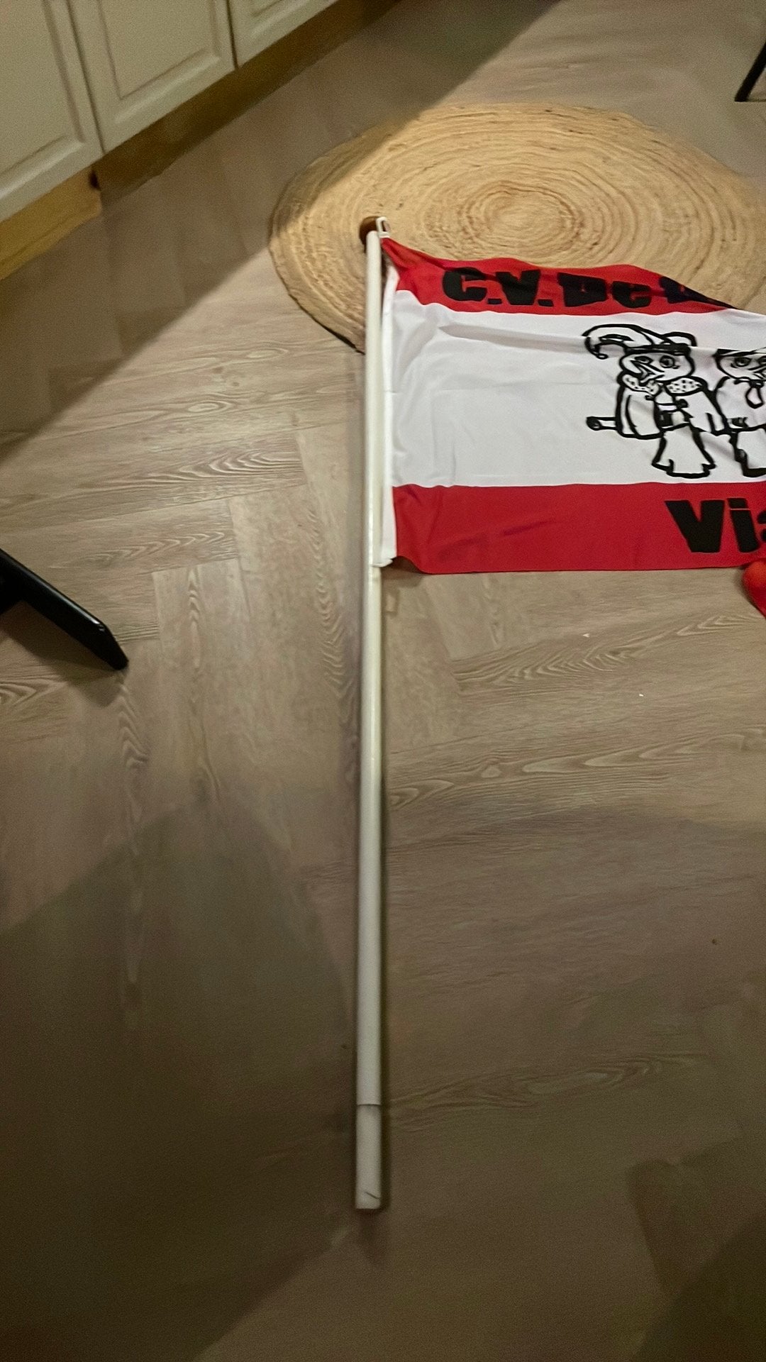 Vlaggenstok, Ophalen, Gebruikt