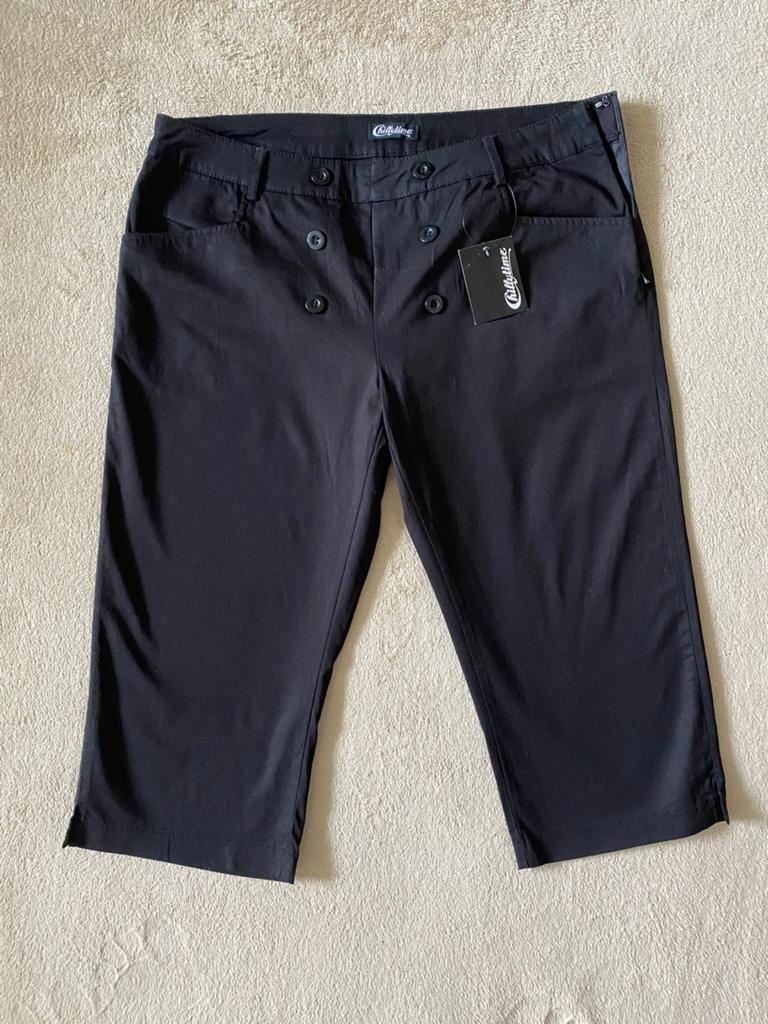 Mooie nieuwe schattige broek van cotton in maat 38, Maat 38/40 (M), Zwart, Nieuw, Ophalen of Verzenden